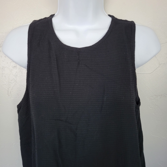 Eileen Fisher Women's Black Maxi Dress Sleeveless Keyhole Back Tank Top Sm Med - Picture 2 of 8